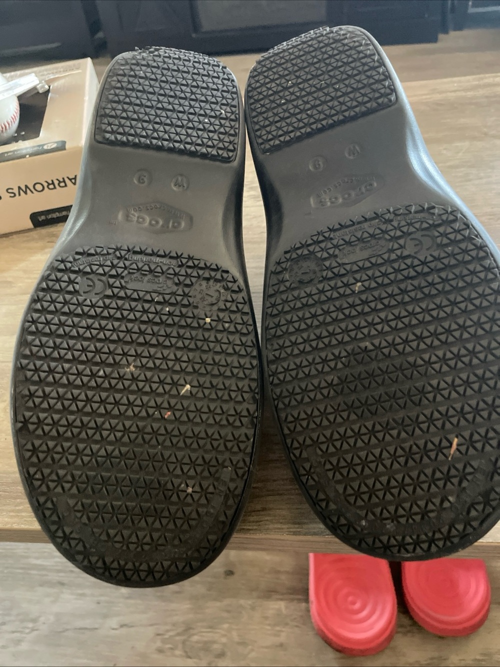 Crocs Neria Pro 11 Black gray cheetah print medical healthcare clogs women’s 9 - Picture 10 of 10